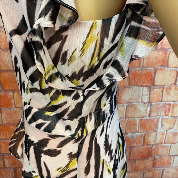 Bar III Zebra Print‎ Chiffon Dress - Picture 8 of 14